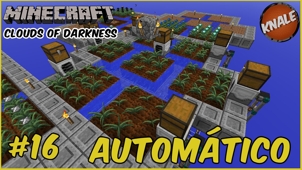 Automatizando o Magical Crops! - Minecraft Clouds of Darkness #16 (FTB HQM Mods)