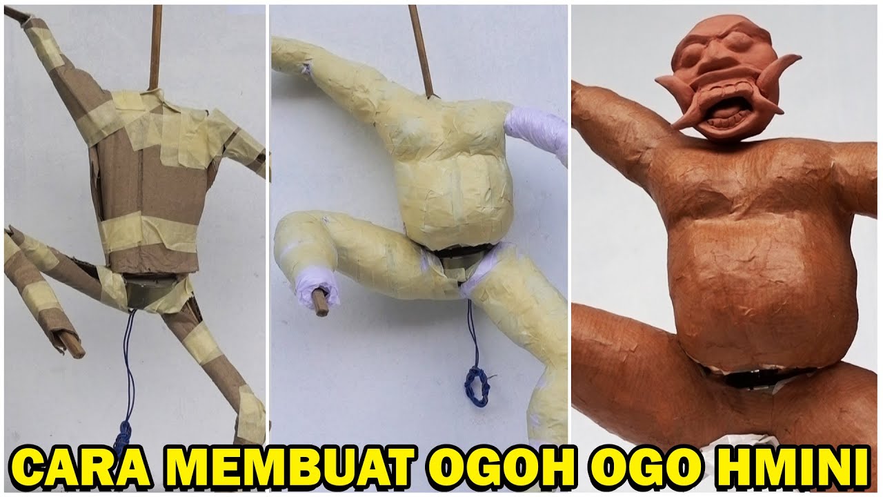 CARA MEMBUAT OGOH OGOH MINI BERGERAK SIMPEL