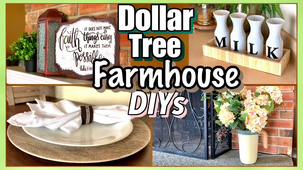 Dollar Tree DIY FARMHOUSE Decor