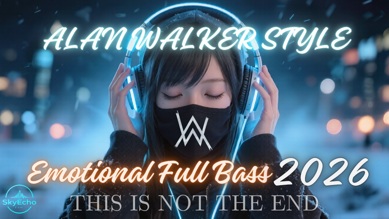 🎧 Alan Walker Style Full Bass Remix 2026 💥 Not the End | Emotional Night Drive EDM | Alive Again