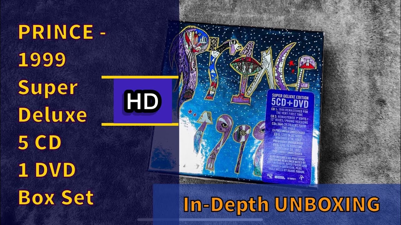 Prince 1999 Unboxing Super Deluxe 5-CD + 1-DVD Box Set In-Depth Look (2021)