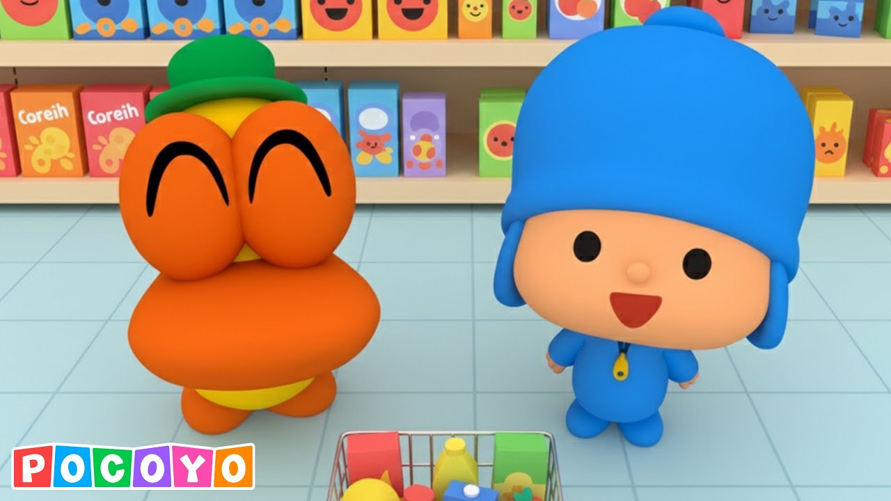 ¡El Bebé Pocoyó se va de AVENTURA al SUPERMERCADO! 🛒  | Pocoyó Español Latino| Canciones y Dibujos