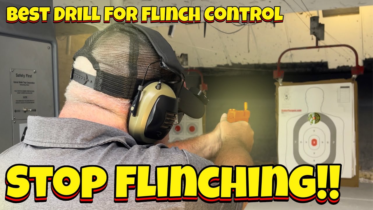 Firearms Training Drill : Stop Flinching Your Pistol when Shooting