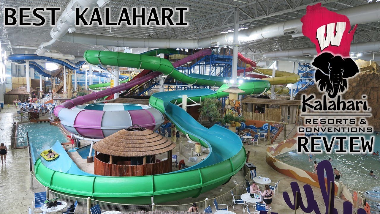 Обзор Kalahari Wisconsin Dells, крытый и открытый аквапарк | Лучший курорт Калахари!
