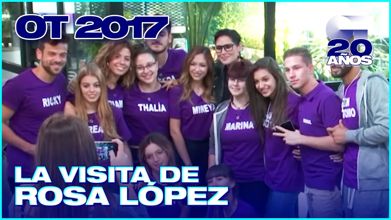 ROSA LÓPEZ visita OT 2017 | OPERACIÓN TRIUNFO