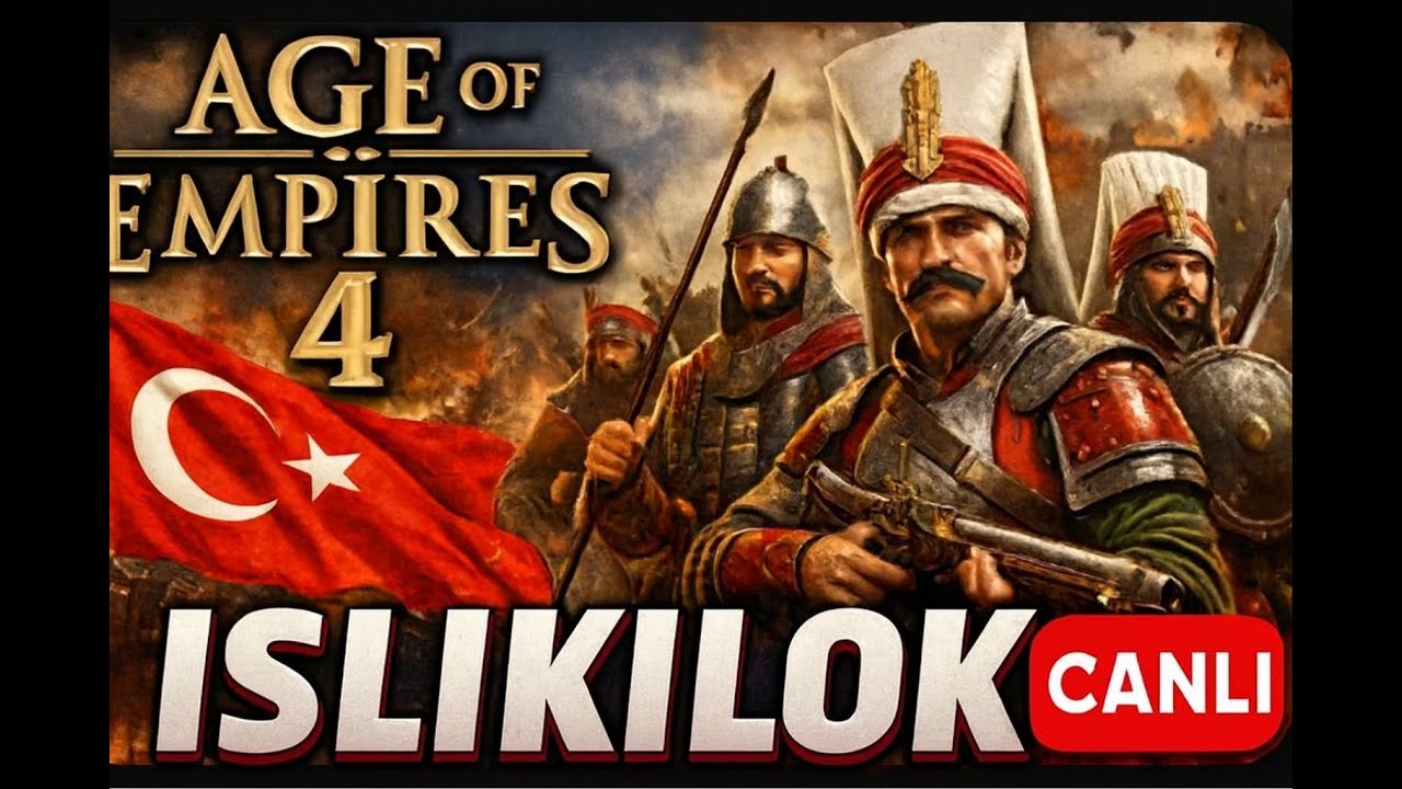 Age Of Empires 4 - İzleyicilerle göçebe vassal 4vs4