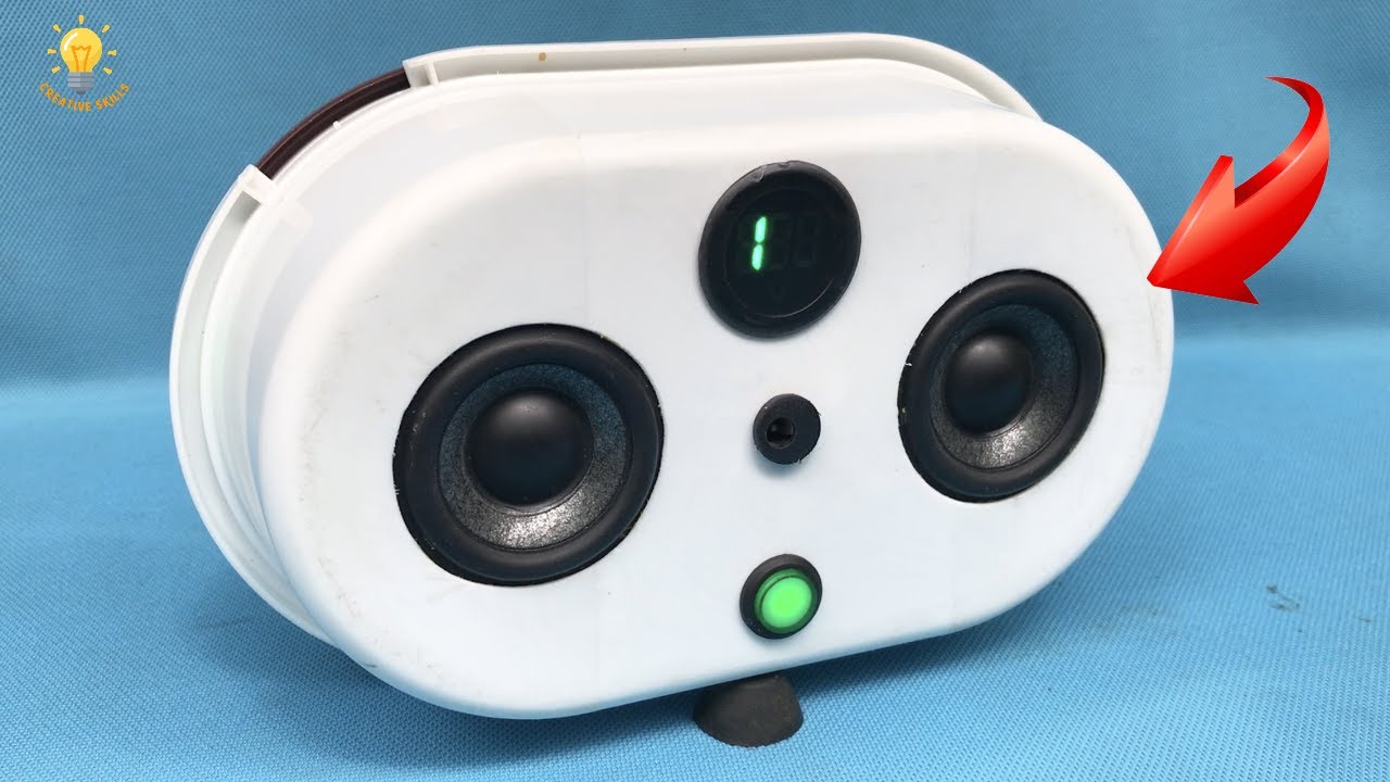 How to Make a Simple Bluetooth Speaker from Plastic Boxes You Have at Home