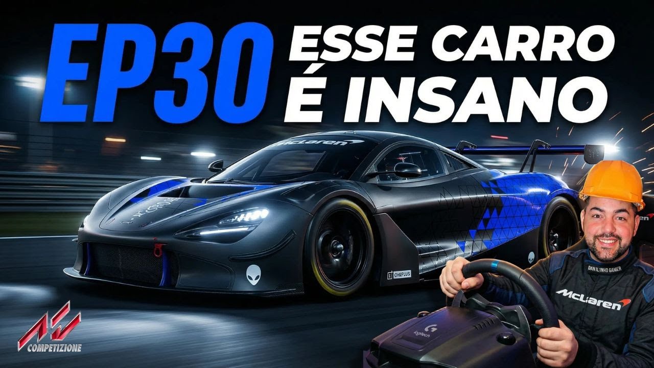 EP30 - McLaren é outro nível! 🔥 HOTLAP INSANO em Hungaroring | Assetto Corsa Competizione