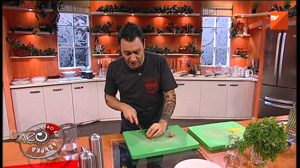 Лео приготвя агнешко с магданозено соте