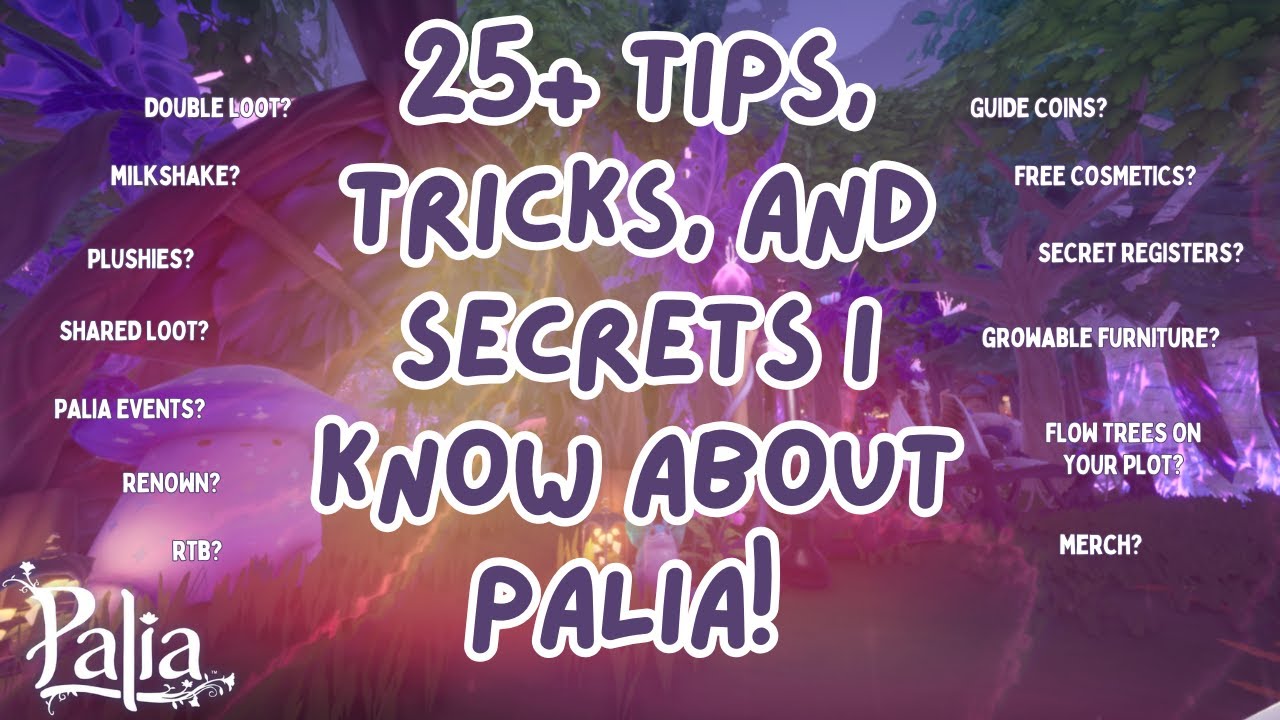 Tips, Tricks, and SECRETS about Palia ♡ Cozy Palia Gameplay + Palia Merch 