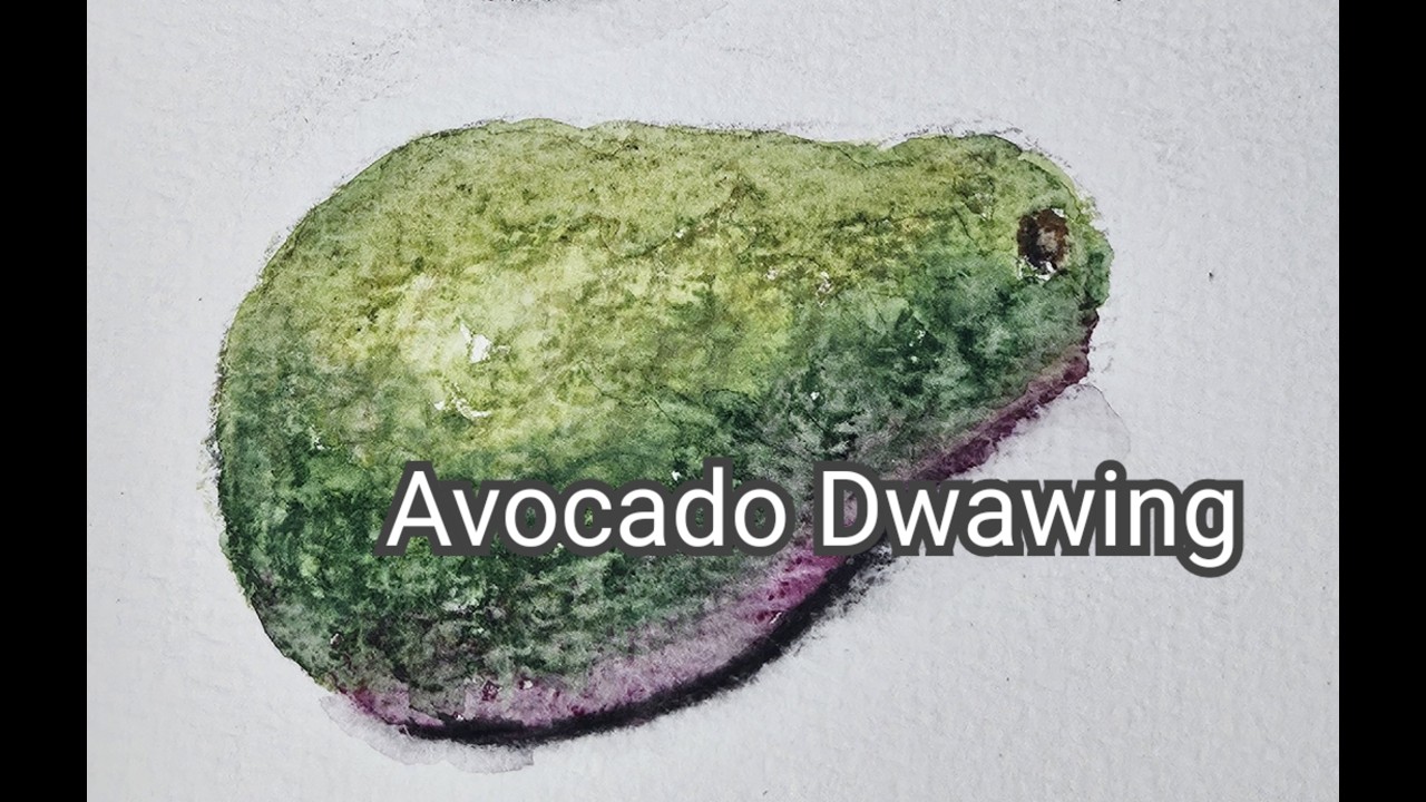 아보카도 (수채색연필)