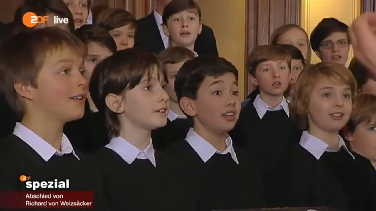 Staats-  und Domchor Berlin | ZDF spezial - Abschied von Richard von Weizsäcker (2015)