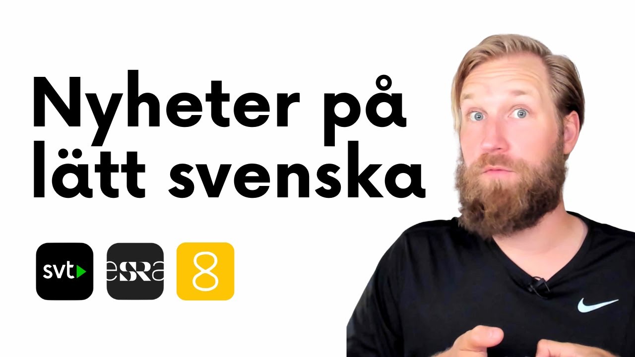 Titta, läs & lyssna på nyheter på lätt svenska helt gratis på nätet