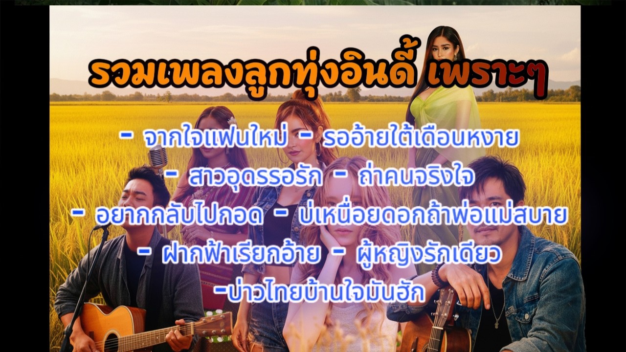 รวมเพลงลูกทุ่งอินดี้ เพราะๆ - จีที สตูดิโอ
