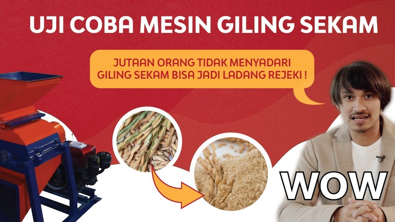 Jutaan Orang Telah Menyadari kualitas Mesin Giling Sekam TERBAIK Rumah Mesin! 0821 3534 1993