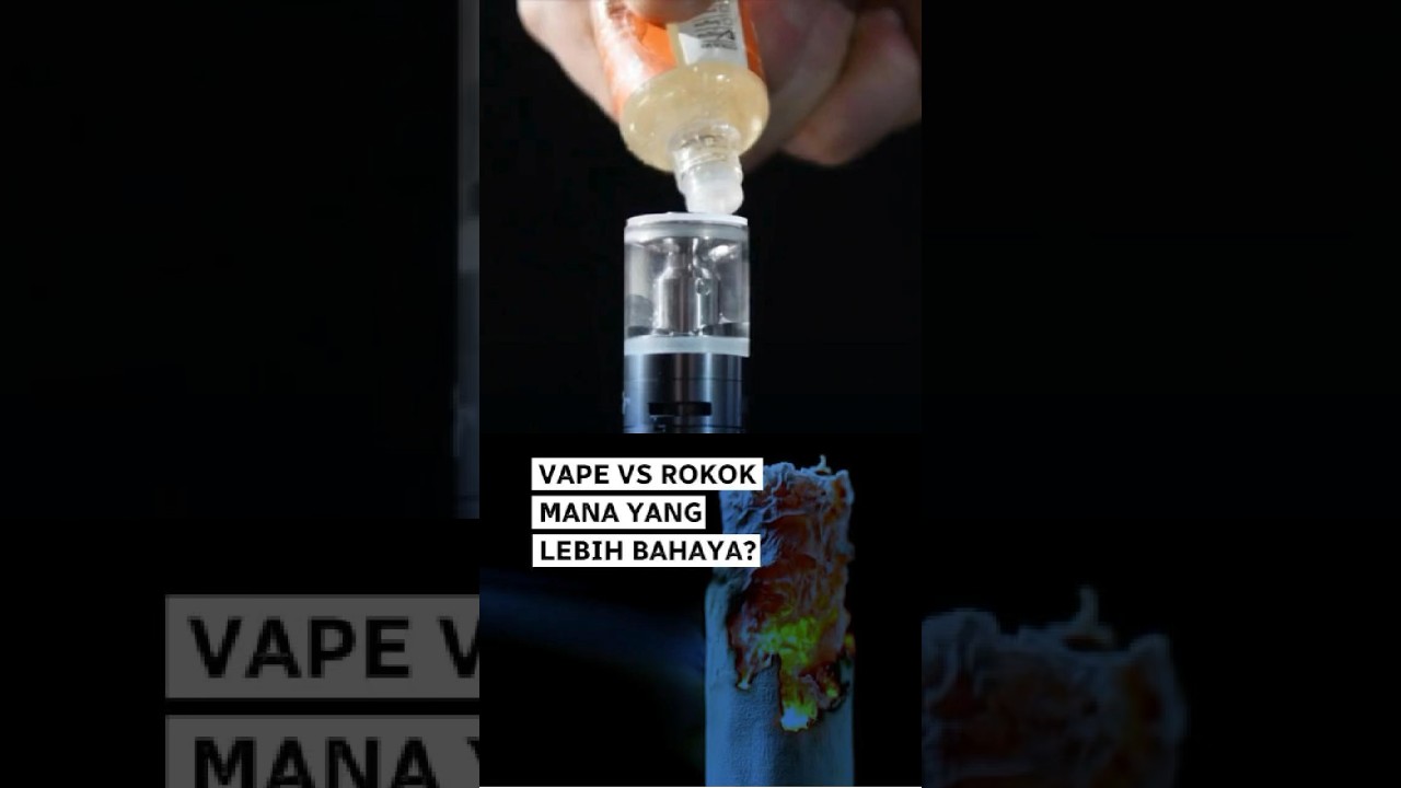 Vape vs Rokok: Mana Yang Lebih Bahaya? #facts #kesehatan #genz
