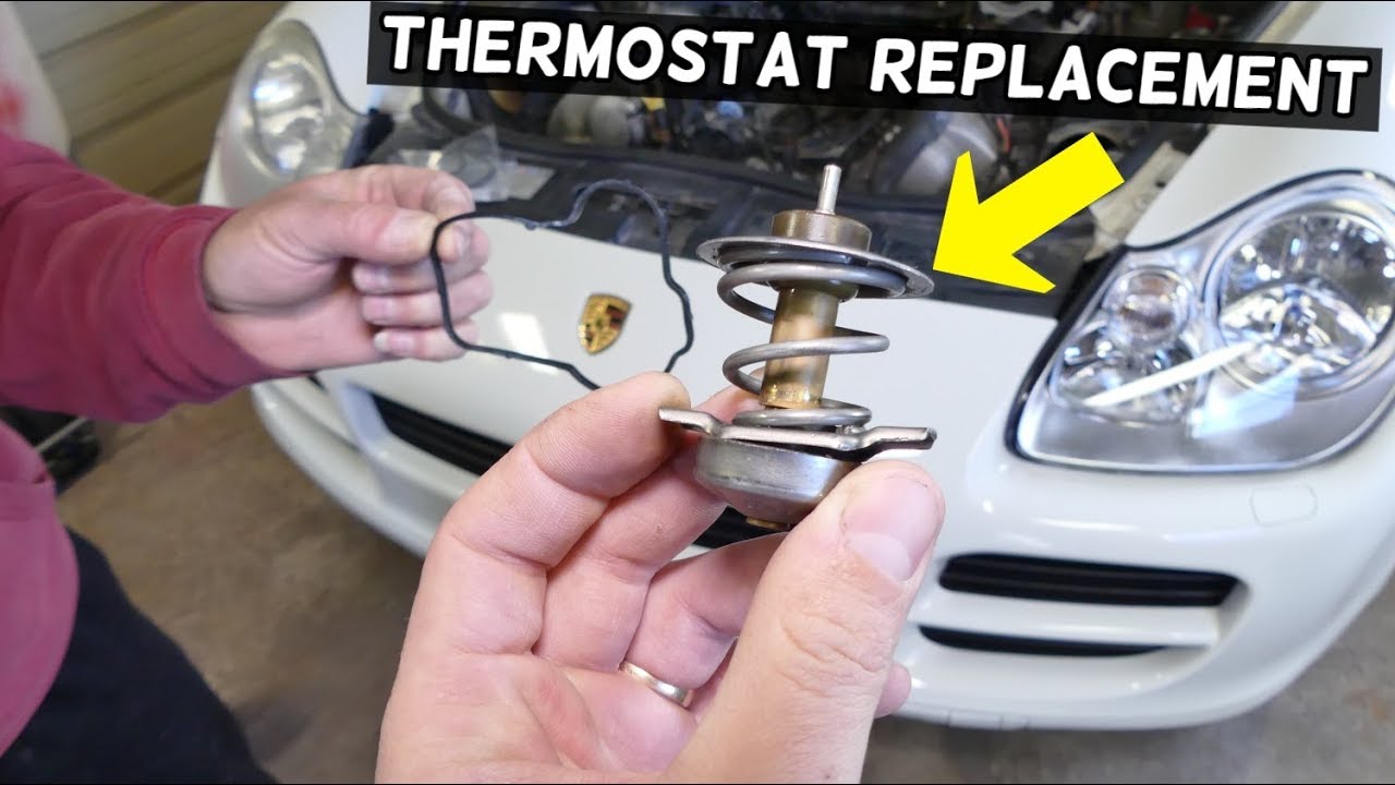 HOW TO REMOVE AND REPLACE THERMOSTAT ON PORSCHE CAYENNE