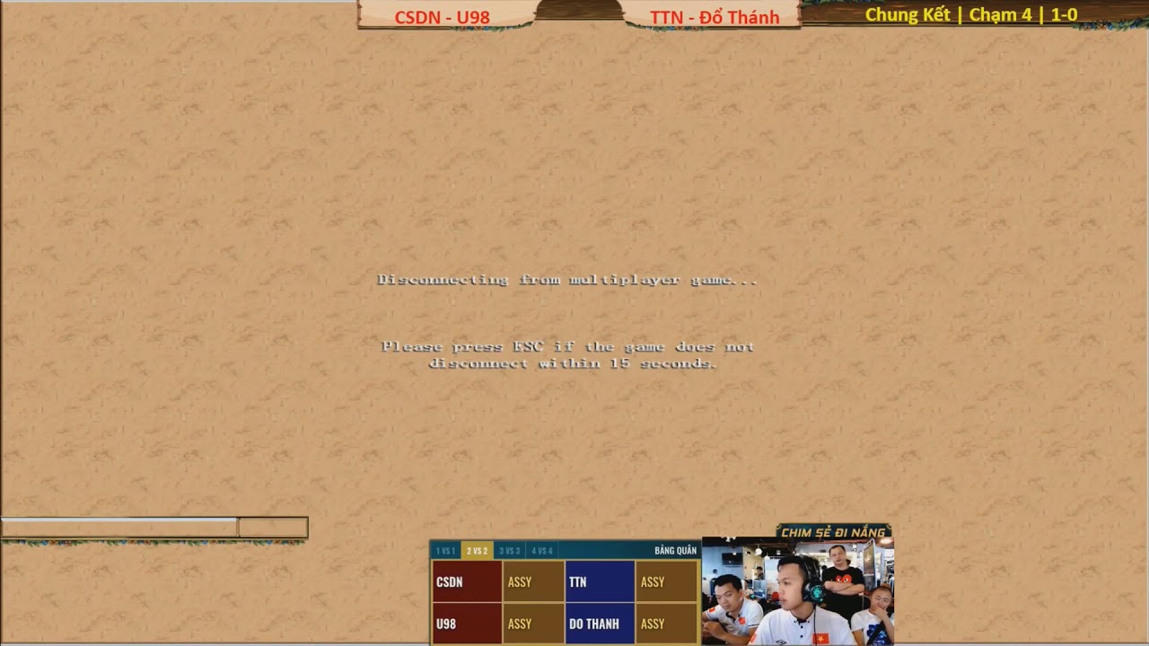 CSDN, U98 vs TT  Ngư, Đổ Th&aacute;nh || Chung Kết 2vs2 Assyrian AOE Trung Việt 2019