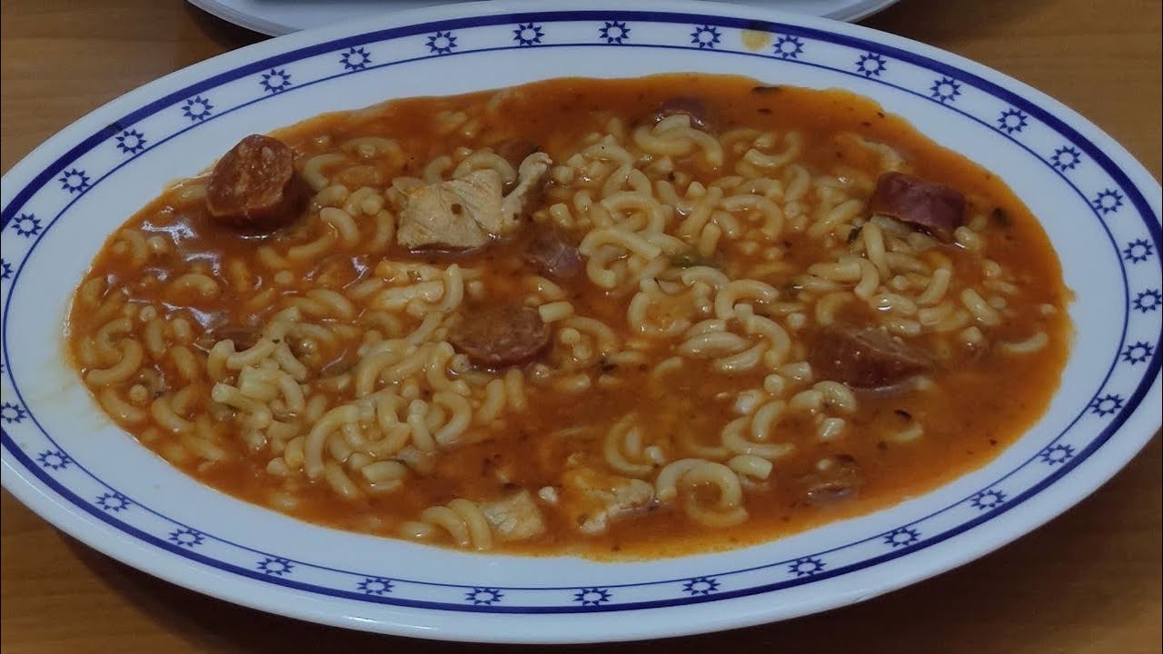 Fideuá con carne en Thermomix