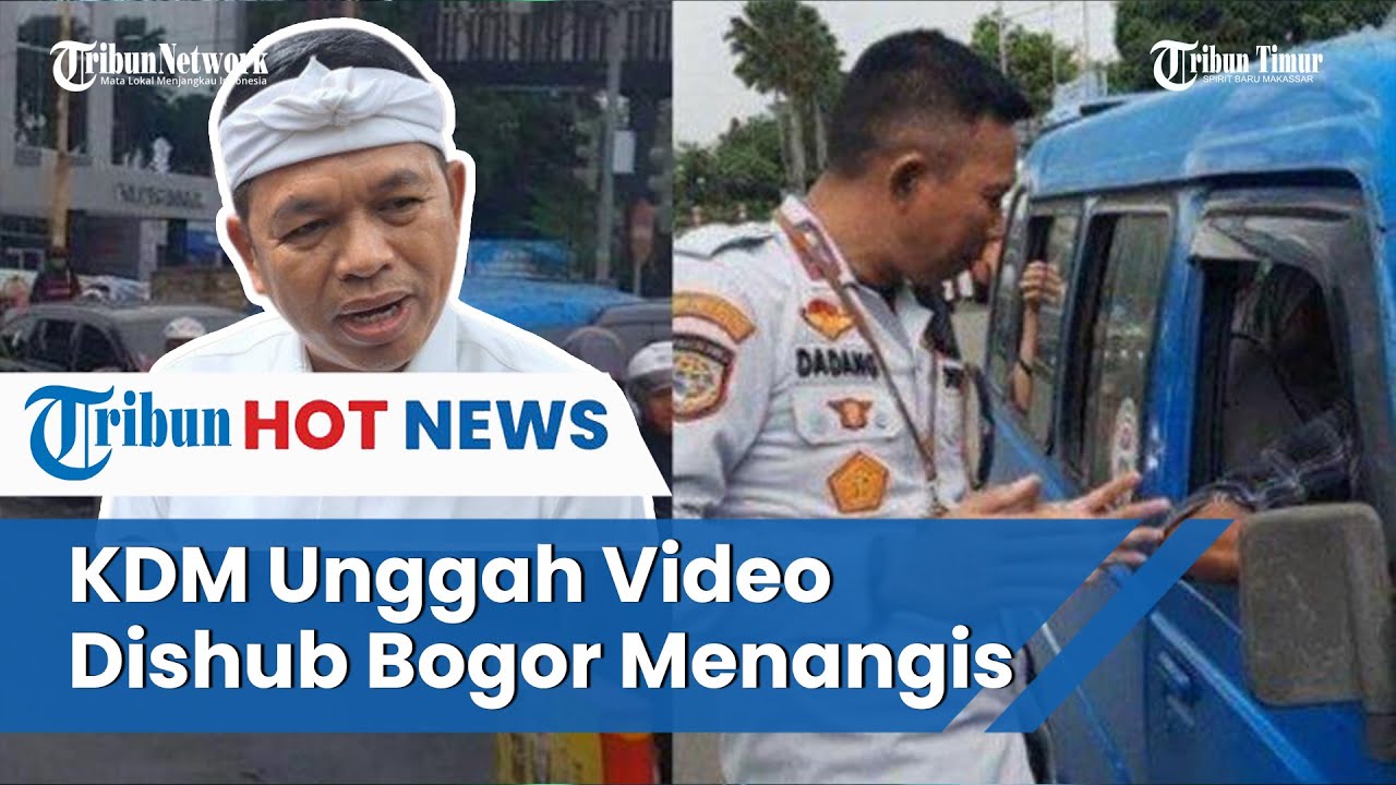 Video Kabid Dishub Bogor Menangis Beredar, usai Viral Potong Uang Kompensasi Sopir Angkot
