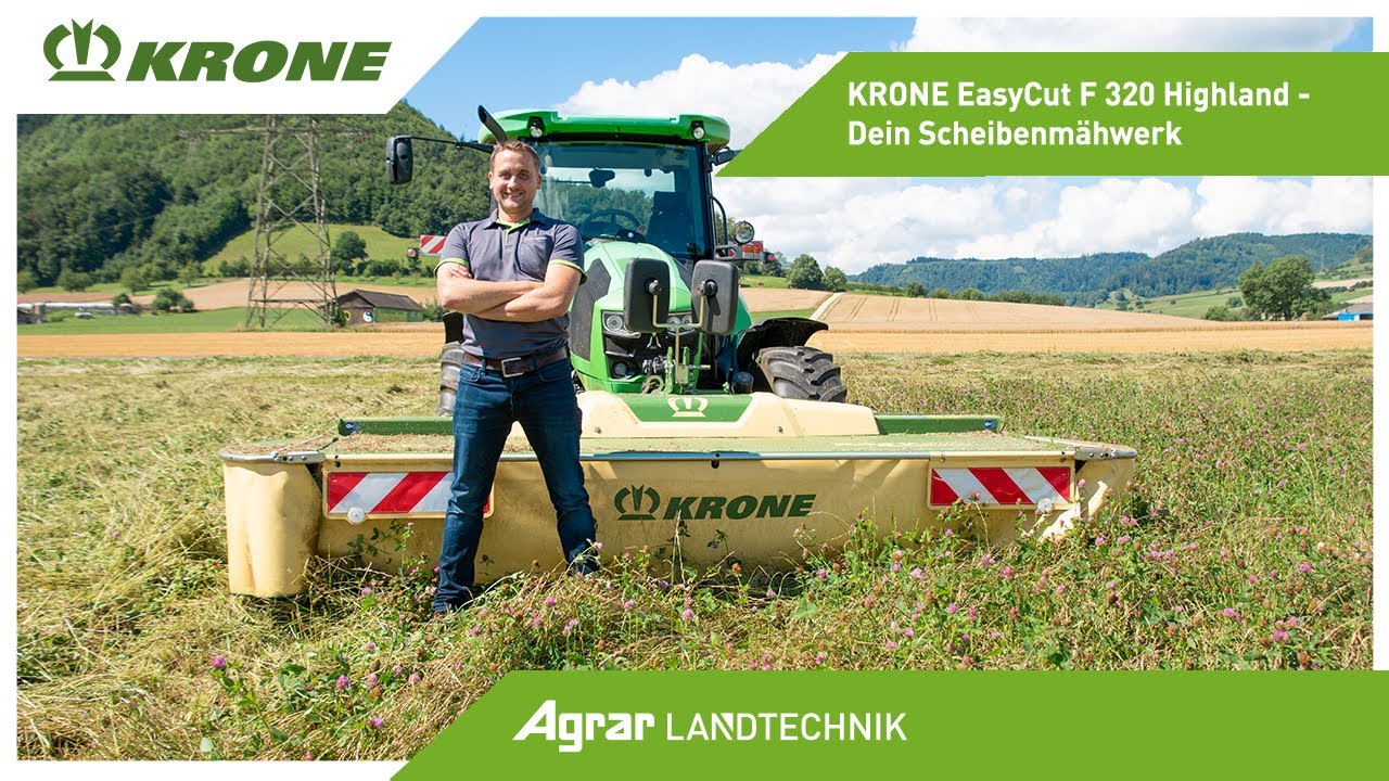 KRONE EasyCut F 320 Highland - Dein Scheibenmähwerk