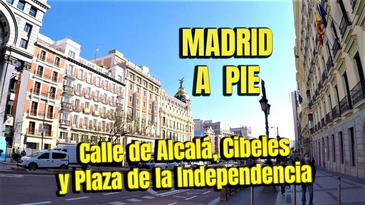 🚶PASEO desde PUERTA del SOL🌞 hasta PLAZA de la INDEPENDENCIA🏙️Madrid