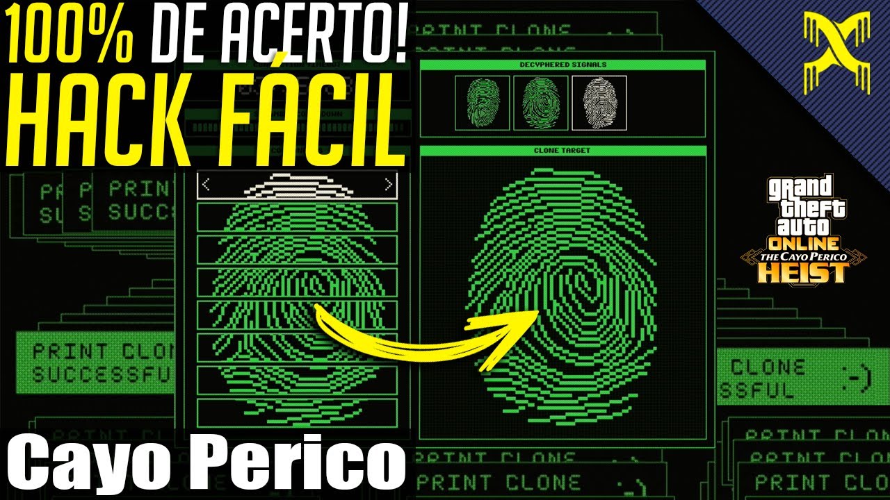 GTA V COMO FAZER O HACK GOLPE DE CAYO PERICO MAIS RÁPIDO BEM FÁCIL COMO HACKEAR NO GOLPE CAYO PERICO