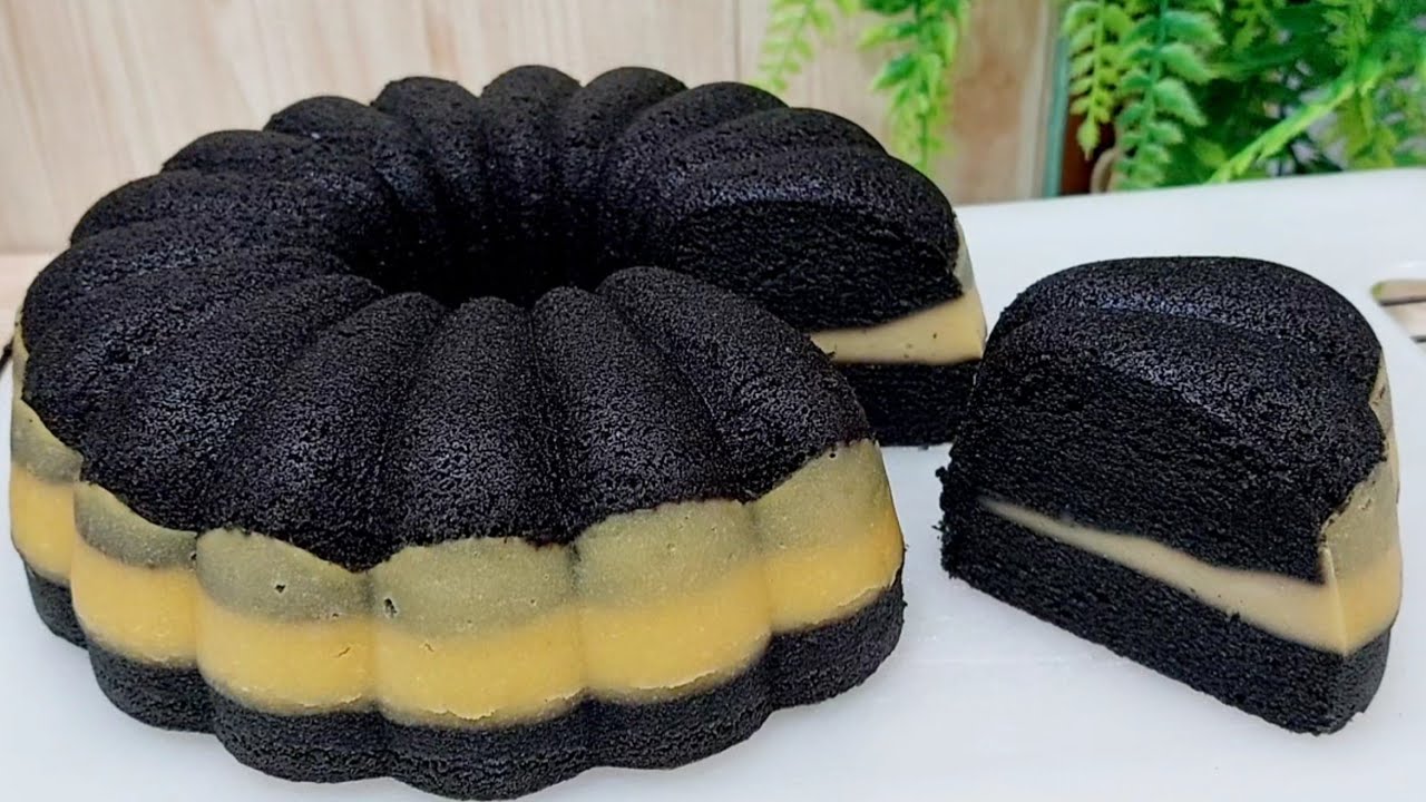 ENAK BANGET & VIRAL !! bolu ketan hitam lapis keju