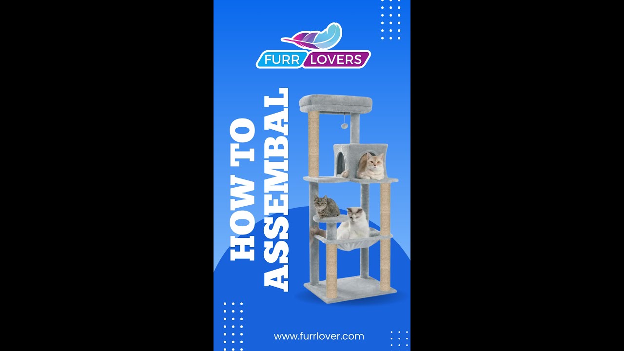 54 | HOW TO | CAT TREE | ASSEMBLY | FURRLOVERS | INDIA | CAT |