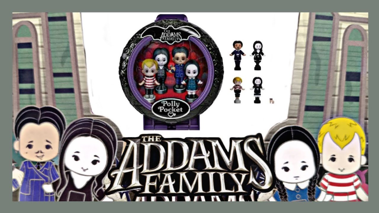 Debes tenerlo! Polly Pocket Los locos Adams/the Adams family ,Collector #pollypocket #theadamsfamily