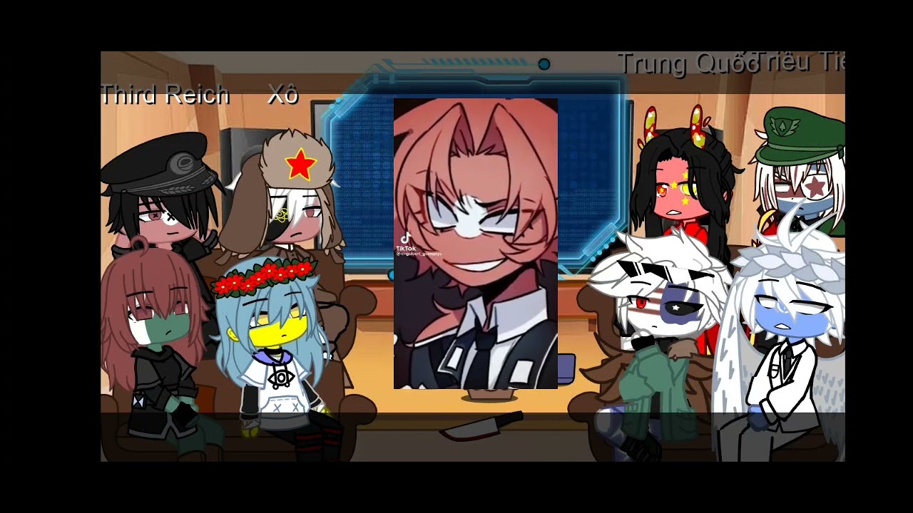 Countryhumans react to... || Part 2 || Language 🇻🇳/🇺🇸 || look at the comment pls