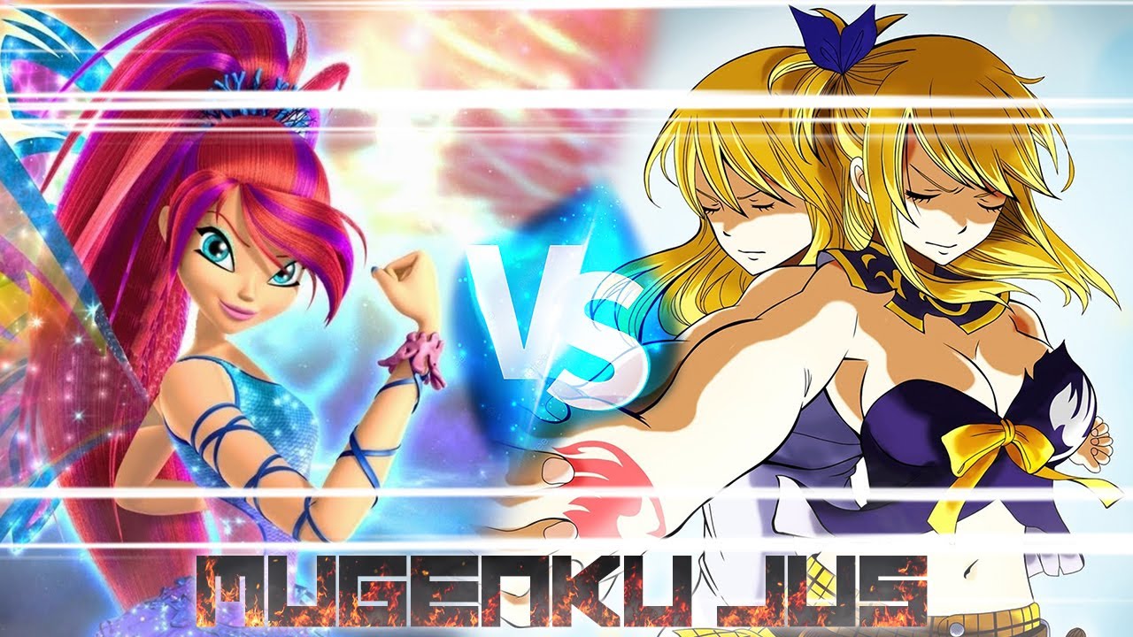 Bloom vs Lucy Heartfilia [Winx Club vs Fairy Tail] ANIME MUGEN JUS