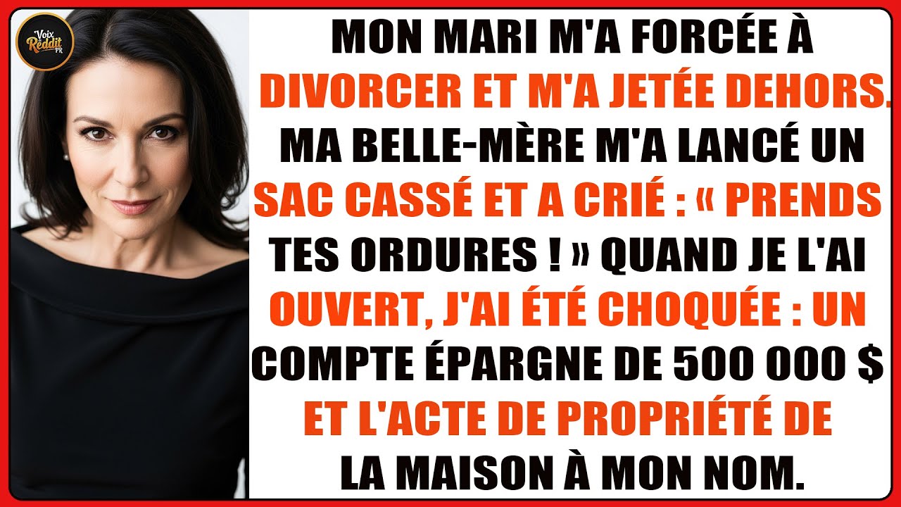 Ma Belle-mère M’a Jeté Un « Sac Poubelle » À L’intérieur,J’ai Trouvé 500 000 $ Et Une Note Secrète !