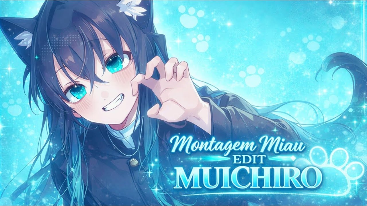 Muichiro Tokito || Montagem Miau 🩵🐱 (4K Edit)
