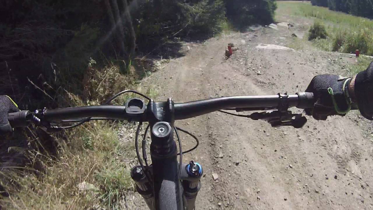 Canyon Spectral AL 7 EX ride @ Bikepark Braunlage Freeride Gopro full run raw