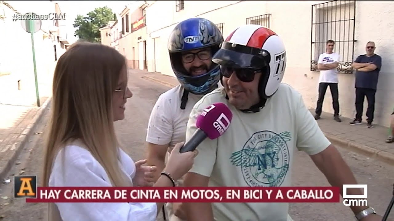 Así es la carrera de las cintas de Argamasilla de Alba I Ancha es Castilla-La Mancha
