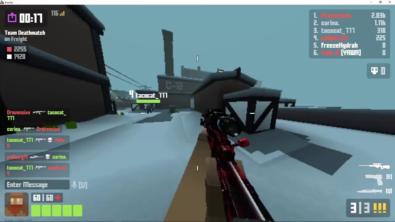 Chilling on Krunker (Goal is 100 subs)
