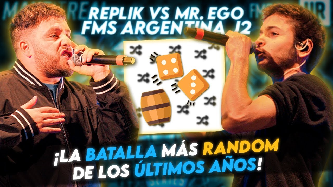 ¡LA BATALLA MÁS RANDOM DE LOS ÚLTIMOS AÑOS! | MR EGO VS REPLIK FMS ARGENTINA J3