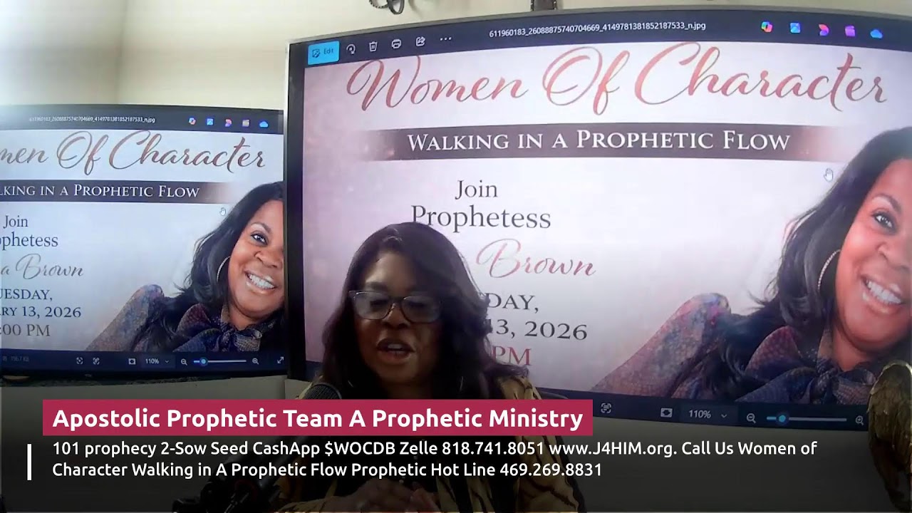 Prophetess Debra Brown Founded 1997 Women of Character Walkin In Prophetic Flow