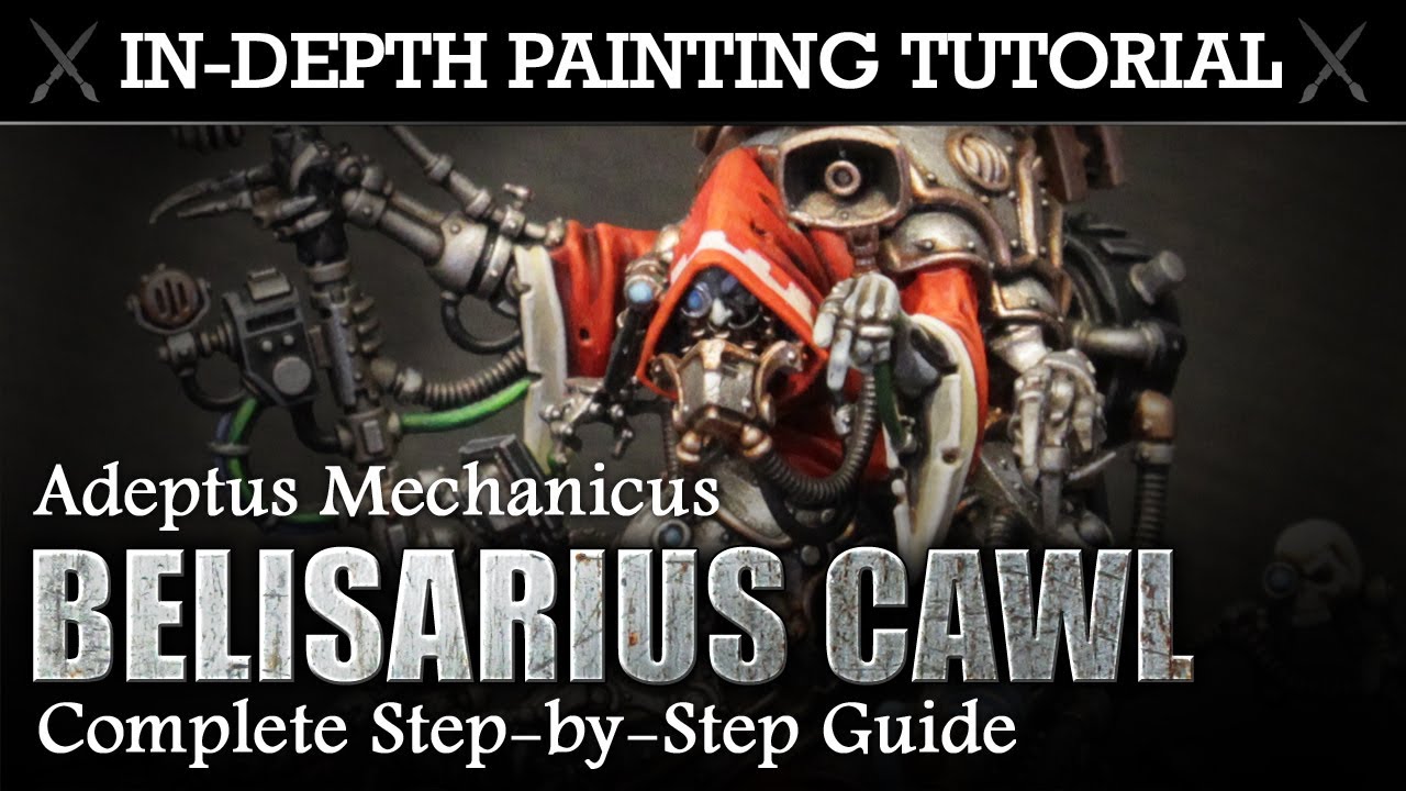 How to Paint Adeptus Mechanicus BELISARIUS CAWL In-Depth Painting Tutorial Warhammer 40K