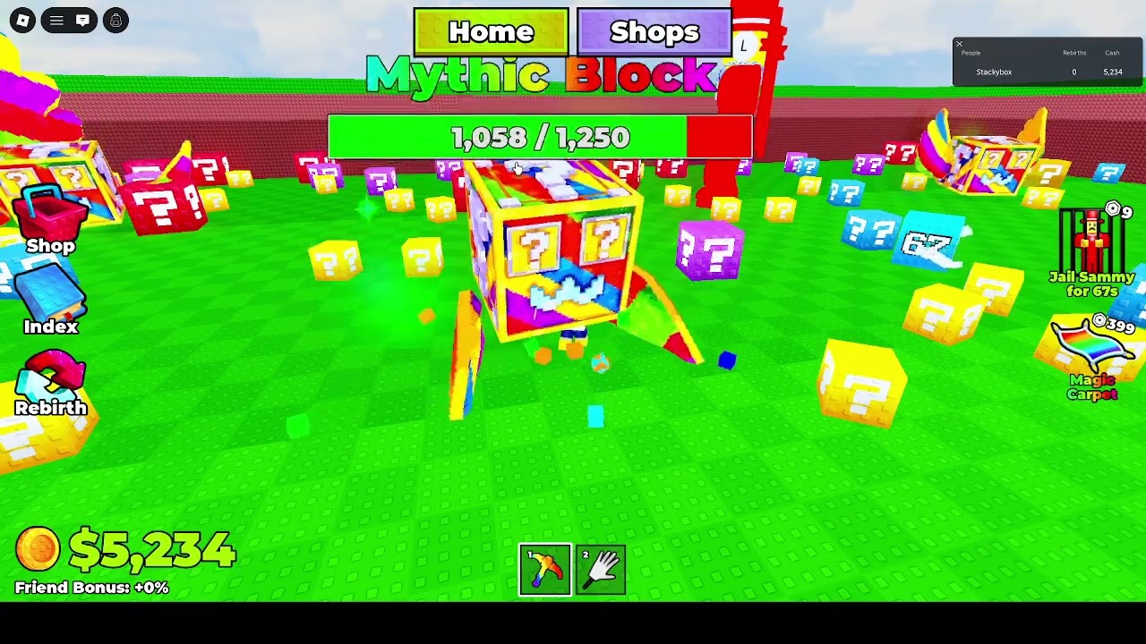 Break a Lucky Block!