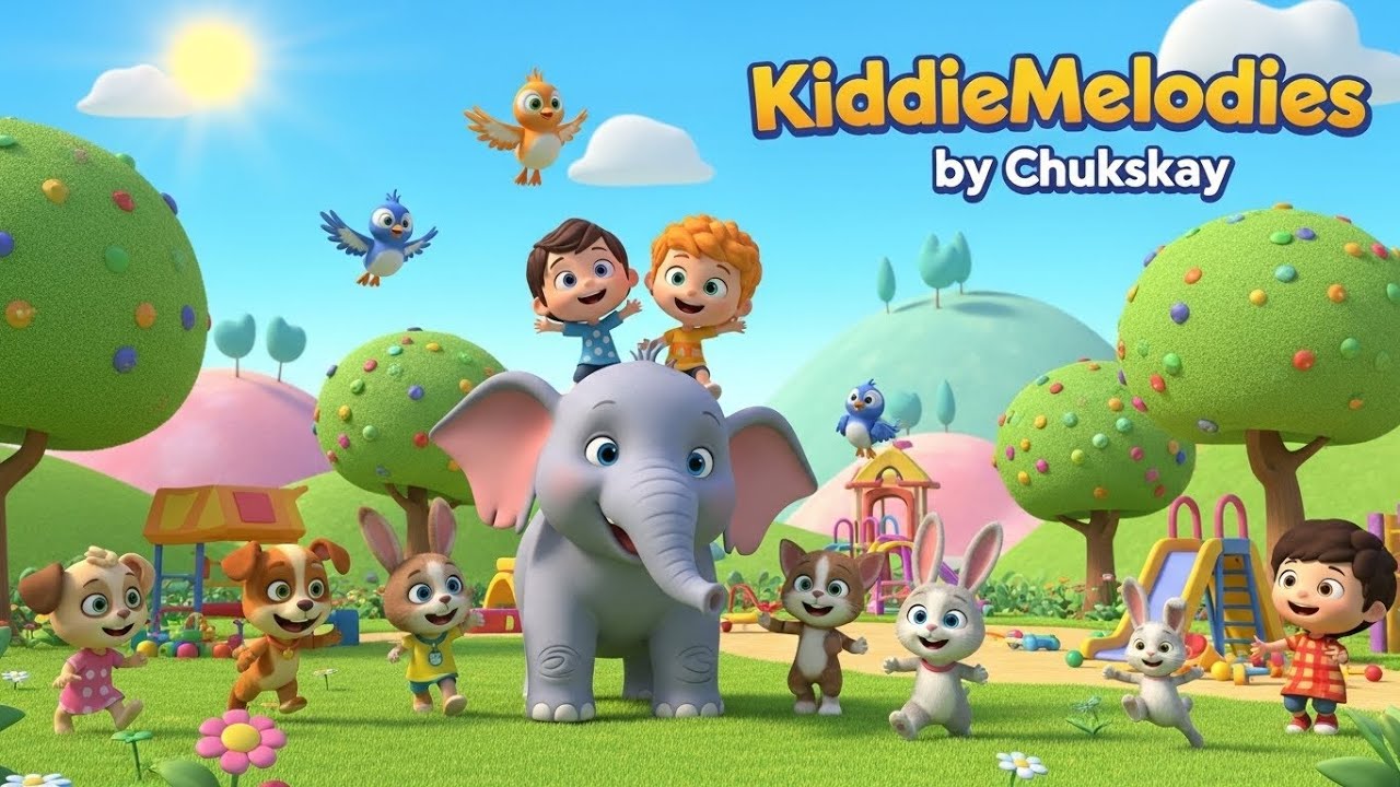 Fun & Playful 3D Cartoon Adventures with Kids and Animals – Colorful Compound Songs & Dance