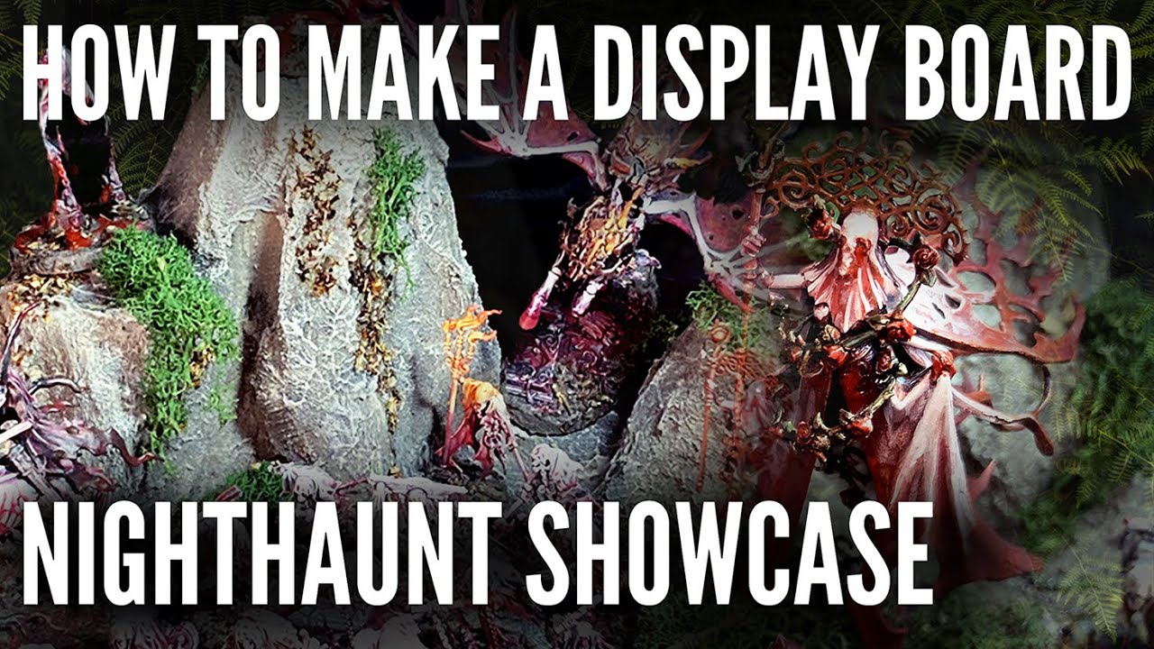 🎃 How to Make a Display Board - Nighthaunt Showcase 👻