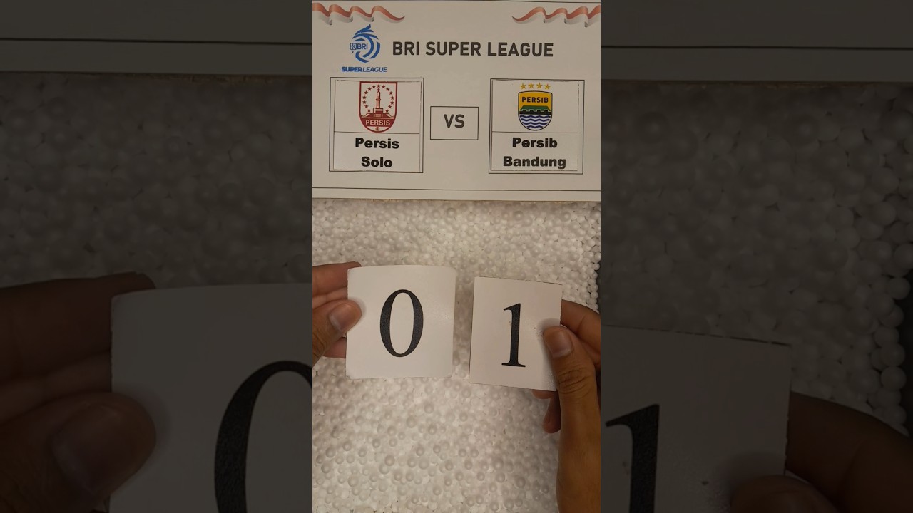 Super League: Persis Solo vs Persib berakhir dengan skor (0-1) 