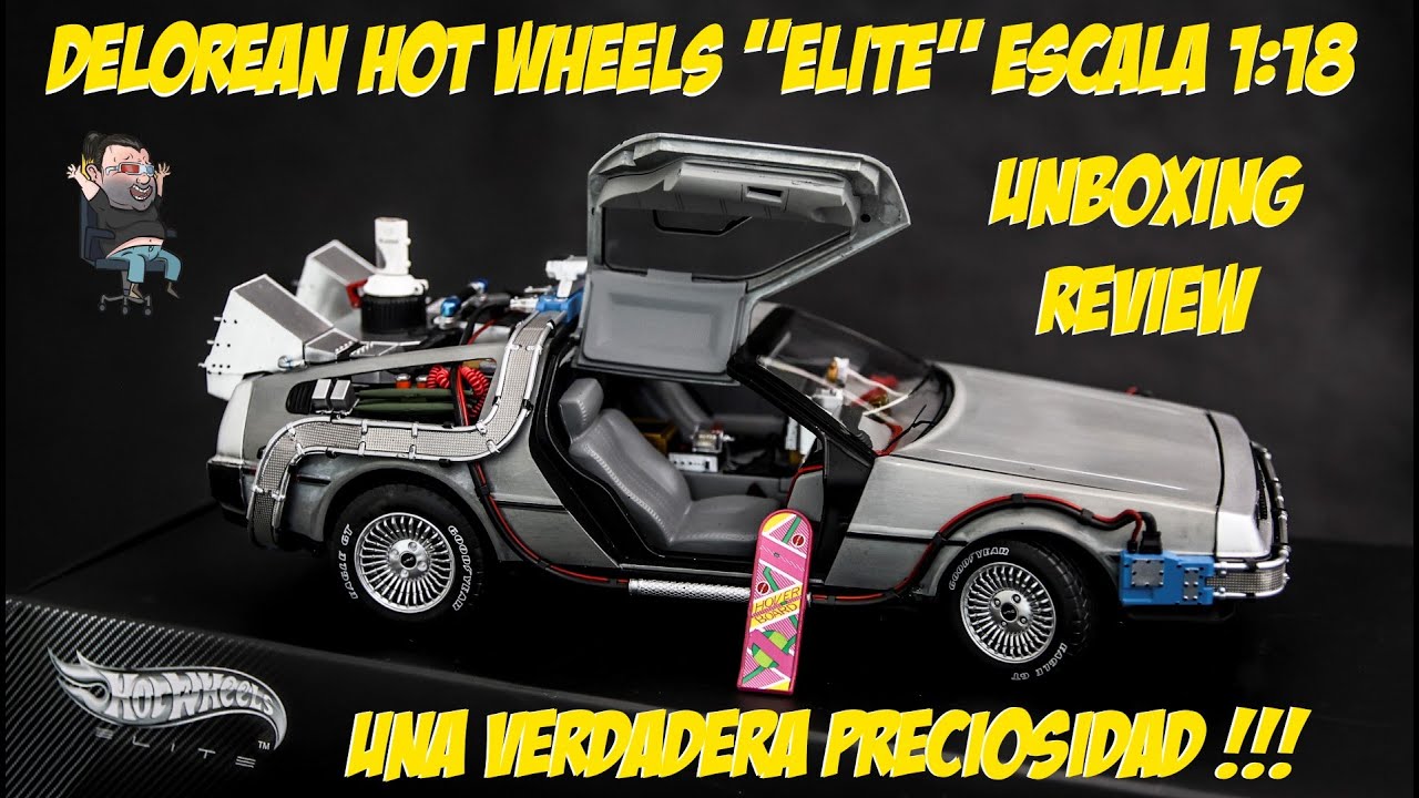 DeLorean de Hotwheels serie 