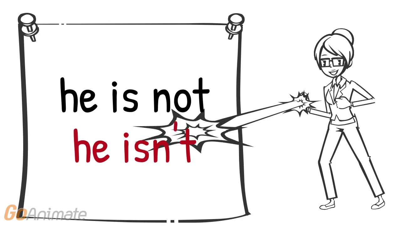 Verb to be negative, PRACTICE