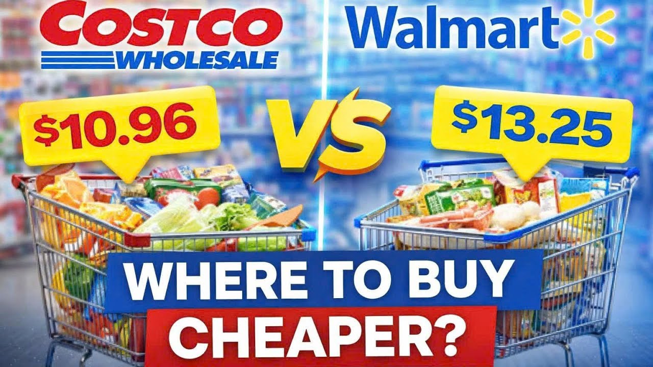 Where to Buy Cheaper in 2026? | Costco vs Walmart Grocery Price Comparison