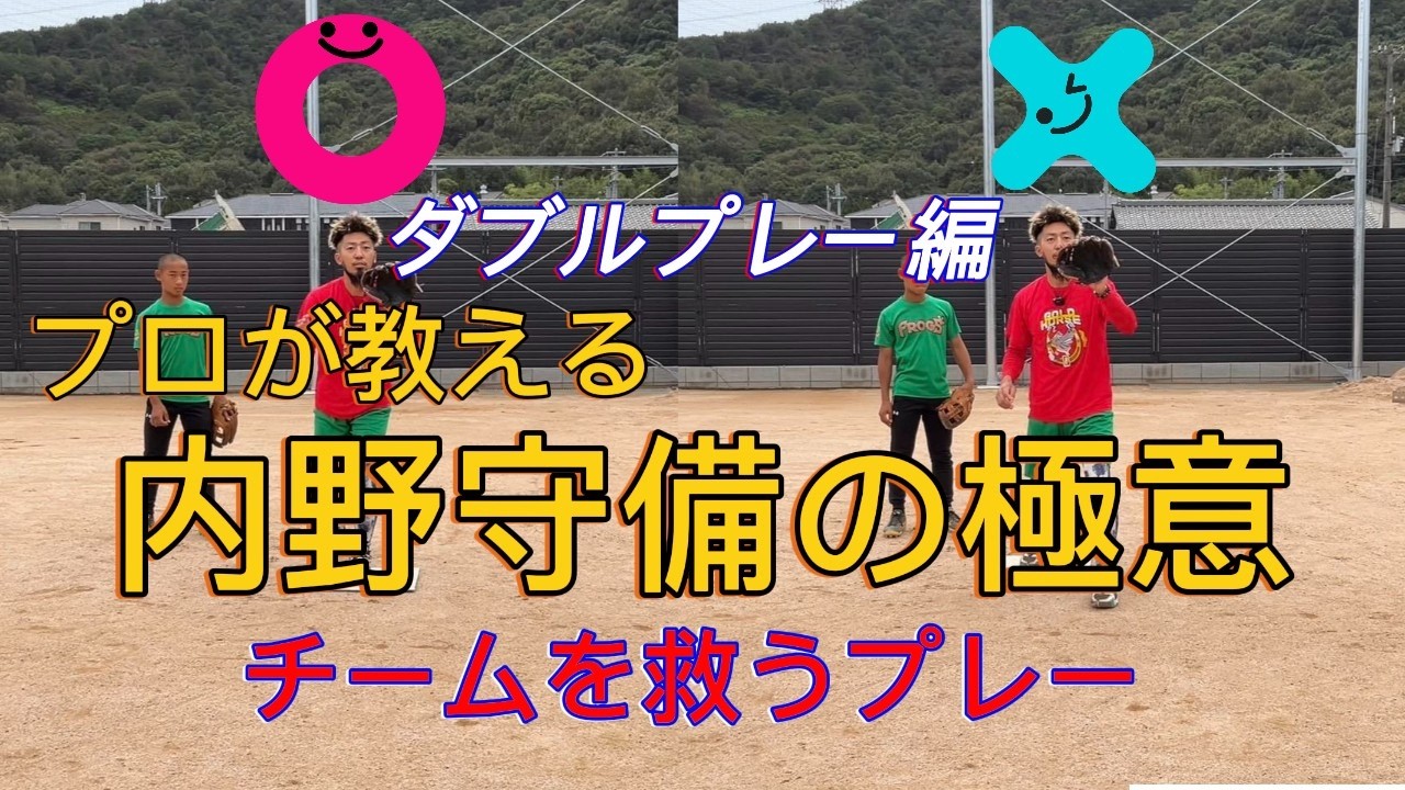 【守備の極意】セカンドのゲッツーターン徹底解説！素早く・正確にゲッツーを取る方法！