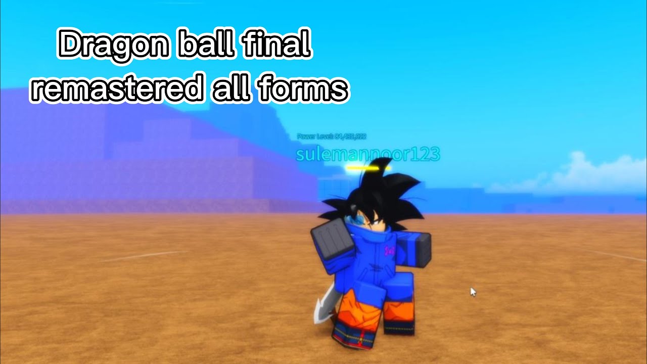 Dragon Ball Final Remastered All race forms showcase (snrblx123yt) 4K - 60 FPS