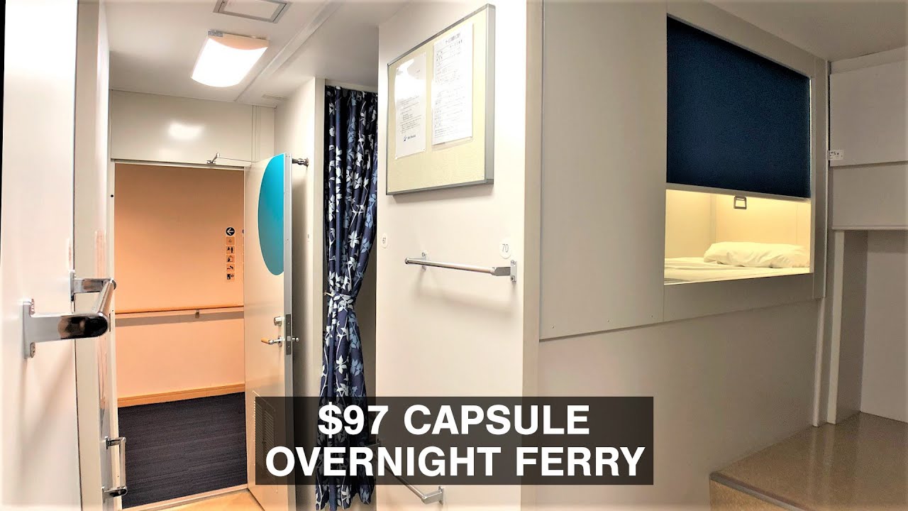 It’s 20 hours to Hokkaido by Overnight Capsule Hotel Ferry